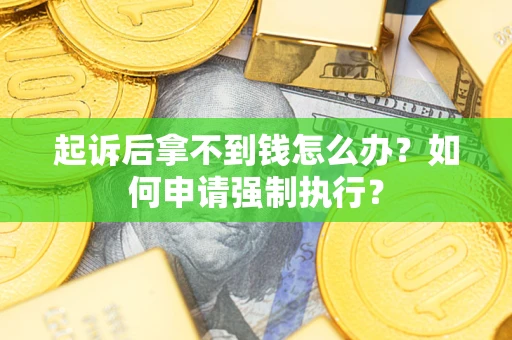 济南起诉后拿不到钱怎么办？如何申请强制执行？