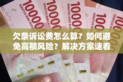 济南欠条诉讼费怎么算？如何避免高额风险？解决方案速看！