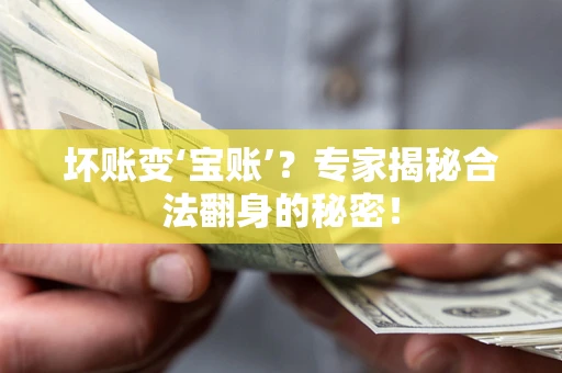 济南坏账变‘宝账’？专家揭秘合法翻身的秘密！