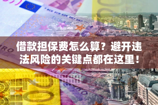 济南借款担保费怎么算？避开违法风险的关键点都在这里！