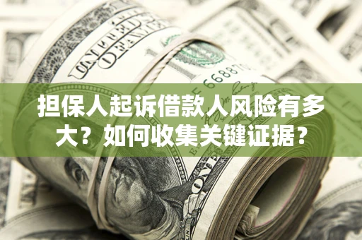 济南担保人起诉借款人风险有多大？如何收集关键证据？