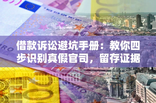 济南借款诉讼避坑手册：教你四步识别真假官司，留存证据不踩雷