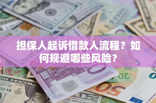 济南担保人起诉借款人流程？如何规避哪些风险？